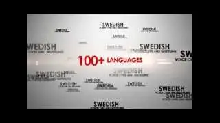 Swedish Subtitling & Voice Over from Graffiti Studios| Male & Female Voice Talents