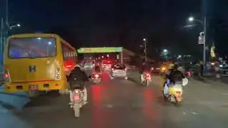 Nighttime Kathmandu Driving Timelapse