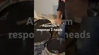 New drum heads new sound.