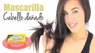 Mascarilla casera para el cabello dañado