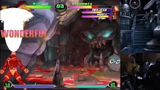 MvC2: Cliff - Cyclops Beam Exhibition (SOB, MOB + Beam Throw) .:9.1.25:.