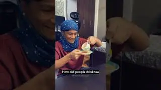 How old people drink tea | Manish Kharage #shorts