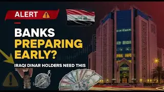Why Are Major Banks Preparing Early? | Iraqi Dinar Holders Need to See This