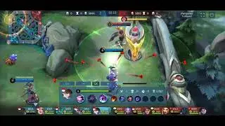 Gusion vs Masha, play with Gusion hero, and slaughter Masha