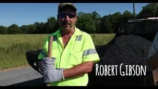 Easy Permanent Pothole Repair in Rural Road - Faulkner County Road Department in Conway, Arkansas