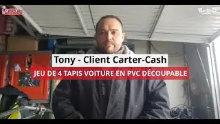 Jeu de 4 Tapis Voiture en PVC d&eacute;coupable - Avis client de Tony