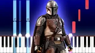The Mandalorian Theme (Piano Tutorial)