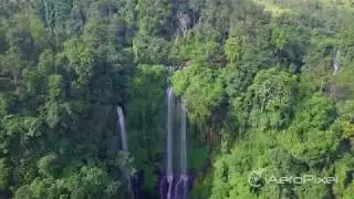 Sekumpul Lemukih Bali Waterfall Drone Video