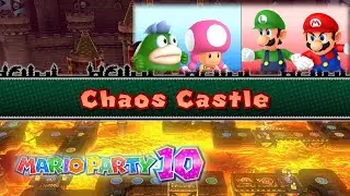 Mario Party 10 - Chaos Castle! Mario vs Luigi vs Toadette vs Spike! #5