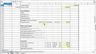 Alta settlement statement sheet fill-able with formulas