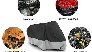 Favoto Motorcycle Cover Waterproof Outdoor