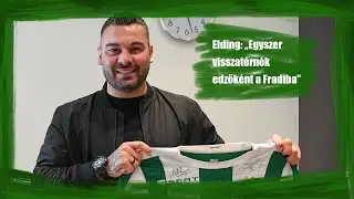 FM | Elding: &bdquo;Egyszer visszat&eacute;rn&eacute;k edzők&eacute;nt a Fradiba&rdquo; | 2022.09.01.