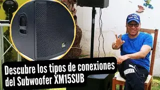Tipos de conexi&oacute;n de un subwoofer activo melo XM15UB 📣