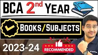 💥BCA 2nd Year Best Books! BCA Subjects, Syllabus 3rd, 4th Semester! #BCA #BCABooks #bcasubjects