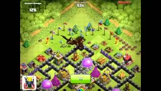 Clash of Clans [Defense] Beta TH9 Design v. Dragons & Minions