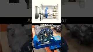 AC COMPRESSOR #engineering #mechanical #mechanism#applied mechanics#shorts #short