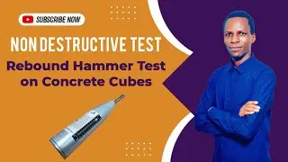 Rebound Hammer Test on Concrete Cubes