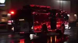 Modesto Engine 5 Responding Code 3 to an Emergency Medical Call on Gardenia Road