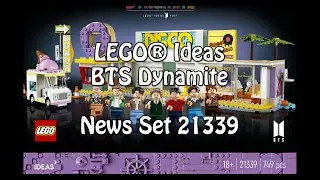 LEGO BTS Dynamite - Minifiguren mit Serviervorschlag (Ideas Set 21339)