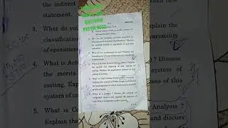 IGNOU MBA question paper for finance and Marketing 2022- Accounting for Managers.