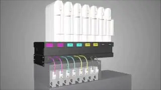 Mimaki Roland Mutoh CISS Bulking system cartridge permanent chip MBIS SB53 SS21  bulk ink jv300 jv33