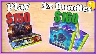 If you have ~$150 for Magic, what should you buy? Edge of Eternities Play Booster Box VS 3x Bundles