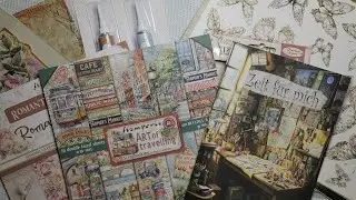 ✨ Funkelkram Haul – Zauberhafte Papiersets & kreative Schätze von Stamperia 📦💖