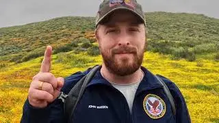 Diamond Valley Lake Flower Trail Bloom 2023 ￼ Hemet, California