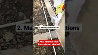 Anti termite pipe method | pipe system for termite | Termite treatment pipe method| Dimak control