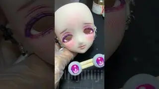 How to make doll eyes using Daiso silicone molds👀　ダイソーのシリコンモールドでドールの目を作ってみる👀 #doll #bjd #tutorial