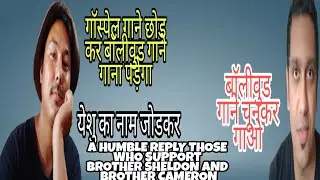 Bollywood gane chunkar ga sakte hai? | A Humble reply to Brother CameronMendes and sheldong Bangera