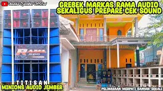 Grebek Markas Rama Audio Jember Sekaligus Prepare Cek Sound Takbir Keliling