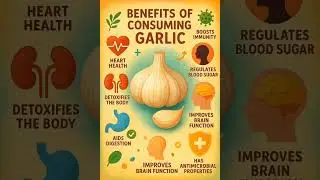 Benefits of Consuming Garlic: Nature&rsquo;s Powerful Medicine#GarlicBenefits #NaturalMedicine#HeartHealth