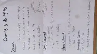 Column and its types
