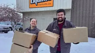 Packing your orders in a blizzard! ❄️