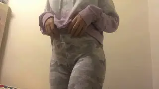 Your Daily 8 Minutes of relaxing leggings scratching asmr😴