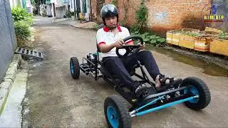 Test Drive Electric Gokart 24V - 350W/ 4 Speed.