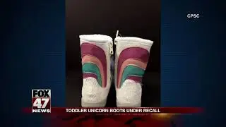 Target recalls unicorn boots due to potential choking hazard