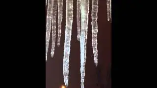 Dripping icicles...