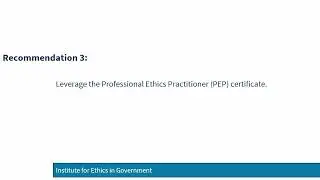 Using the IEG for Ethics Program Leaders