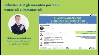 Industria 4.0 gli incentivi per beni materiali e immateriali
