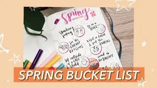 Spring Bucket List &mdash; Spring Activity Ideas | Bullet Journal Layout