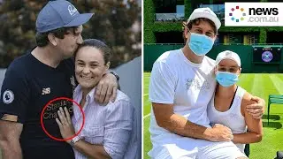 Ash Barty announces engagement to Garry Kissick