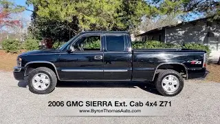 2006 GMC Sierra Ext. Cab SLT 4x4 Z71 w/ 201k miles - ByronThomasAuto.com - Scotland Neck, NC
