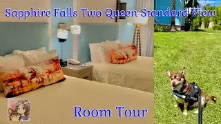 Sapphire Falls Standard Two Queen Room Tour | Universal Orlando Resort | HUGE Dog Walk Area!