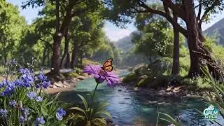 Calm Focus &mdash; Butterfly & River Flow | Calm Sphere
