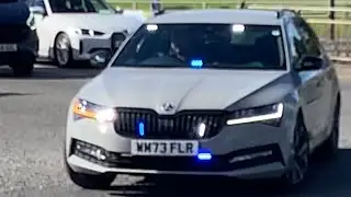 Unmarked 73 Plate Skoda Superb Estate Traffic Car Responding Greater Manchester Police 