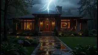 Rainy Forest Night 🌧 | Sleep Peacefully with Gentle Rain Sounds