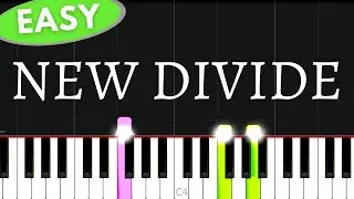 Linkin park - New Divide | Easy Piano tutorial