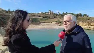 Porto Torres, il grecale colpisce Balai: metri di spiaggia scomparsi sotto le onde